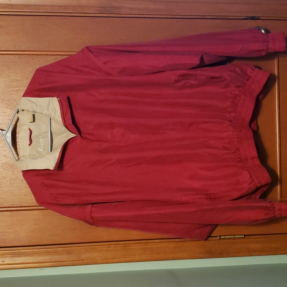 Bobby Chan silk jacket pull over